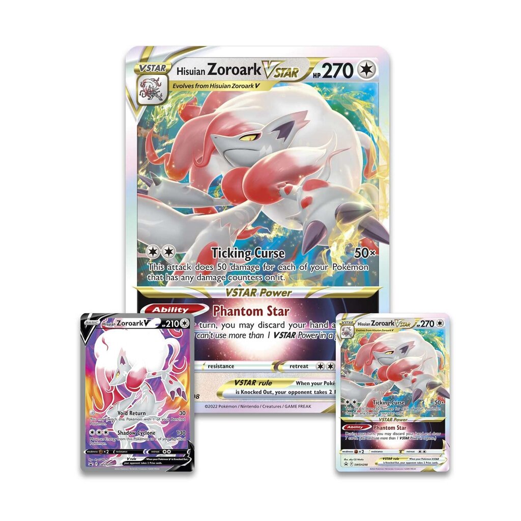 Pokemon TCG - Hisuian Zoroark VSTAR Premium Collection hind ja info | Lauamängud ja mõistatused perele | hansapost.ee