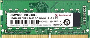 Team Group JM2666HSE-16G цена и информация | Объём памяти (RAM) | hansapost.ee