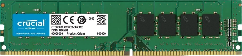 MEMORY DIMM 32GB PC25600/DDR4 CT32G4DFD832A CRUCIAL hind ja info | Operatiivmälu | hansapost.ee