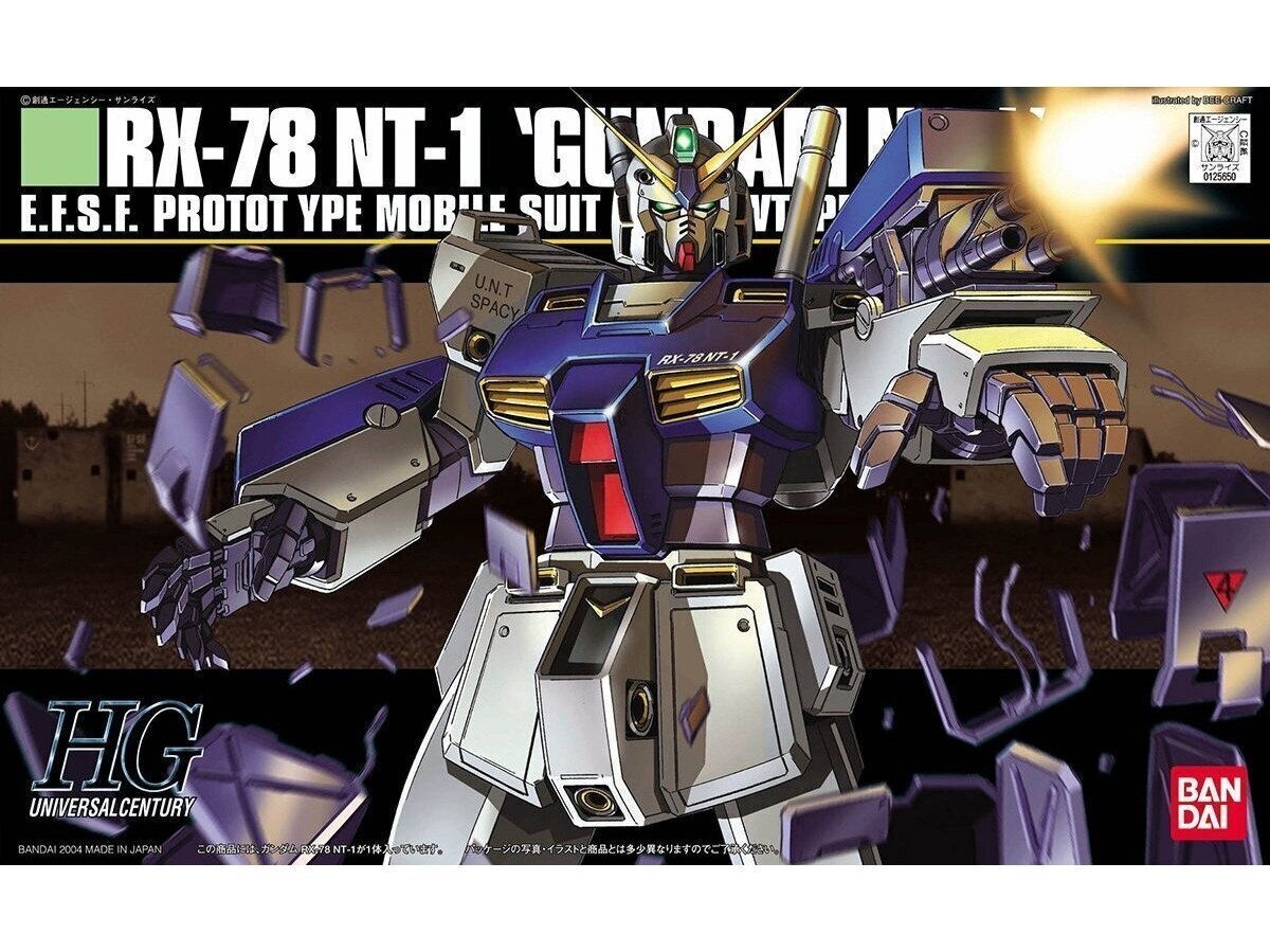 Bandai - HGUC RX-78 NT-1 "Gundam NT-1", 1/144, 59158 hind ja info | Klotsid ja konstruktorid | hansapost.ee