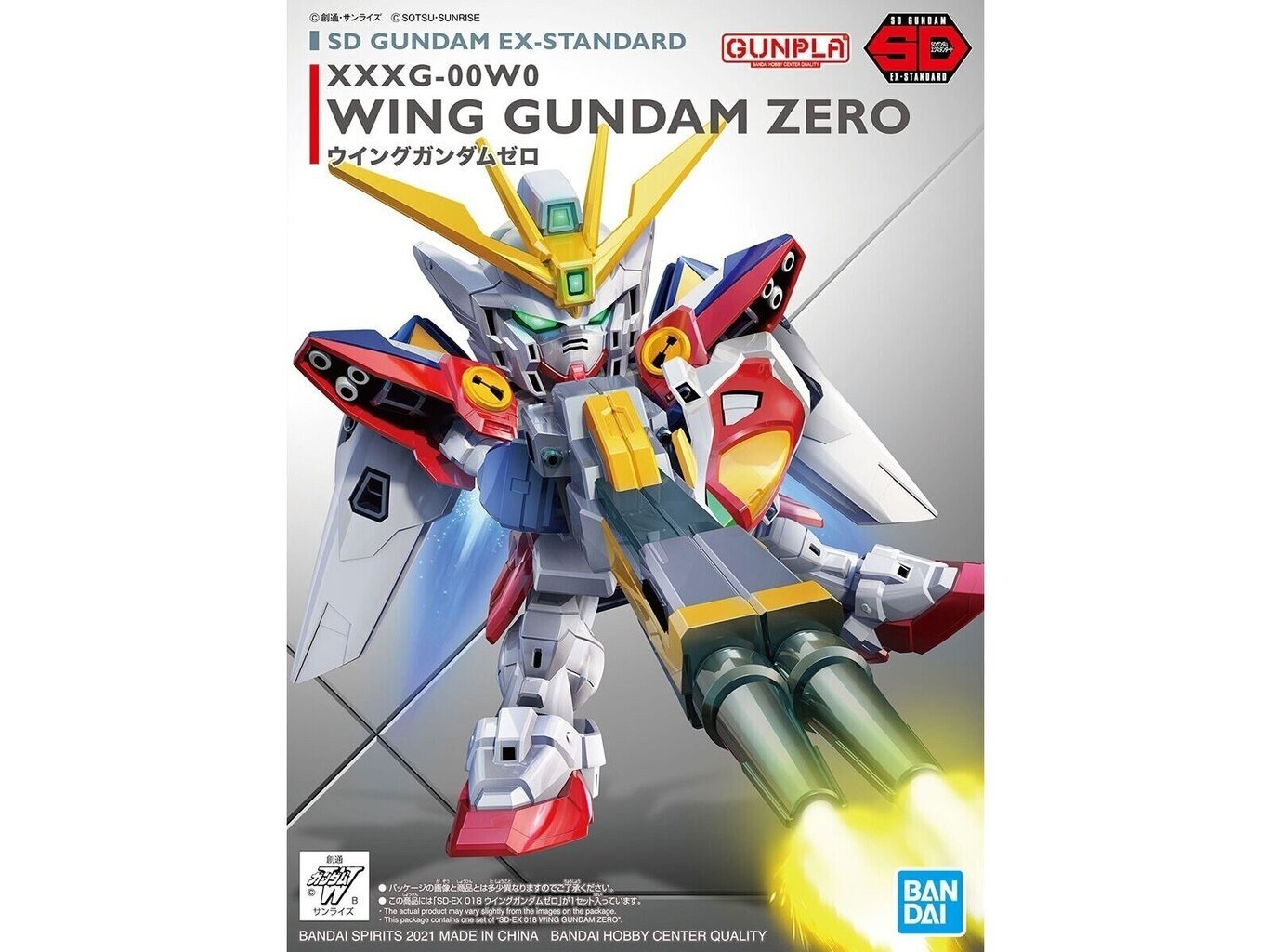 Bandai - SD EX-Standard XXXG-00W0 Wing Gundam Zero, 61786 цена и информация | Klotsid ja konstruktorid | hansapost.ee