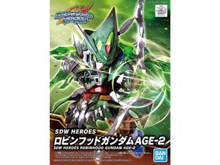 Конструктор Bandai SDW Heroes Robinhood Gundam Age-2, 62173 цена и информация | Конструкторы и кубики | hansapost.ee