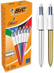 BIC Set of Biros Bic Shine Silver 12 Pieces 1 Unit hind ja info | Kirjutusvahendid | hansapost.ee
