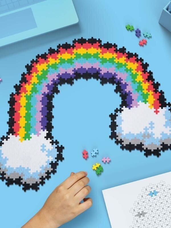 Plus-Plus Rainbow Block pusle 500 tk(t) Muu hind ja info | Arendavad laste mänguasjad | hansapost.ee