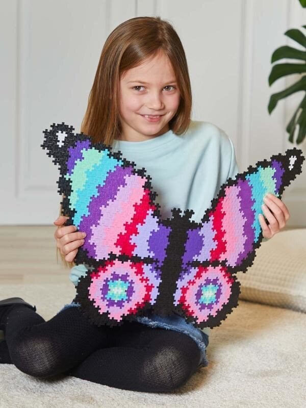 Plus-Plus Butterfly Block pusle 800 tk Fauna hind ja info | Arendavad laste mänguasjad | hansapost.ee