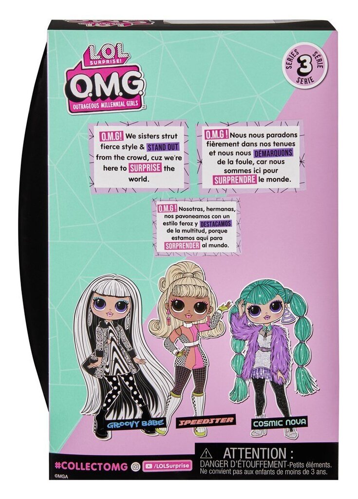 L.O.L. Üllatus! O.M.G. HoS Doll S3 – Cosmic Nova цена и информация | Mänguasjad tüdrukutele | hansapost.ee