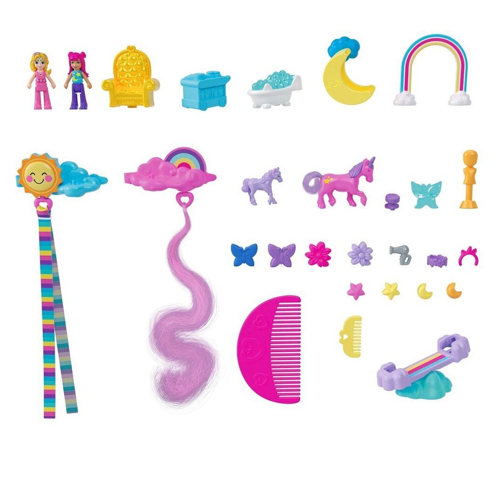 Polly Pocket Rainbow Unicorn salong hind ja info | Mänguasjad tüdrukutele | hansapost.ee