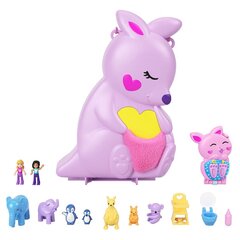 Nukukomplekt koos käekotiga Polly Pocket Mama&Joey Kangaroo price and information | Toys for girls | hansapost.ee