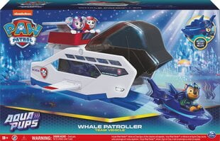 Автомобиль Paw Patrol Aqua Pups Whale Patroller цена и информация | Игрушки для мальчиков | hansapost.ee