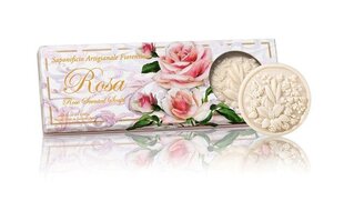 Мыло с ароматом розы Saponificio Artigianale Fiorentino, 3x125г цена и информация | Мыло | hansapost.ee
