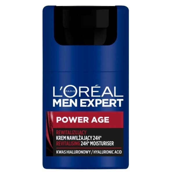 Niisutav kreem L'oreal Men Power Age, 50 ml цена и информация | Näokreemid | hansapost.ee