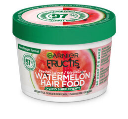 Elustav juuksemask Garnier Fructis Hair Food Watermelon, 400 ml цена и информация | Средства для укрепления волос | hansapost.ee