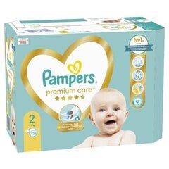 Подгузники PAMPERS Premium Care, размер 2, 4-8 кг, 136 шт. цена и информация | Пеленки | hansapost.ee