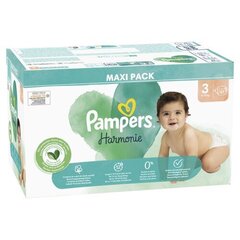 Подгузники PAMPERS Harmonie Maxi Pack, размер 3, 6-10 кг, 87 шт. цена и информация | Подгузники | hansapost.ee