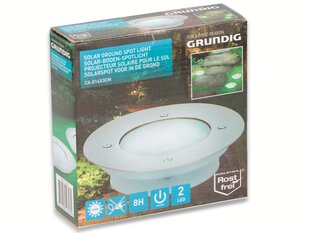 Встраиваемый светильник Grundig с солнечной батареей, 14x3,3см цена и информация | Уличное освещение | hansapost.ee