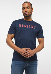 Мужская футболка Mustang, темно-синяя цена и информация | Мужские футболки | hansapost.ee