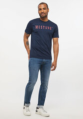 Мужская футболка Mustang, темно-синяя цена и информация | Мужские футболки | hansapost.ee