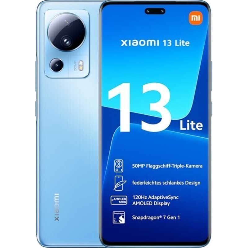 Xiaomi 13 Lite 8/128GB Sinine hind ja info | Telefonid | hansapost.ee