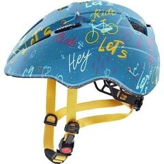 Детский велосипедный шлем  Uvex Kid 2 cc, размер 46-52 см, синий цвет цена и информация | Шлемы | hansapost.ee