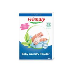 Friendly Organic pesupulber tundlikule nahale ja beebiriiete pesuks, 1 kg hind ja info | Pesuvahendid | hansapost.ee