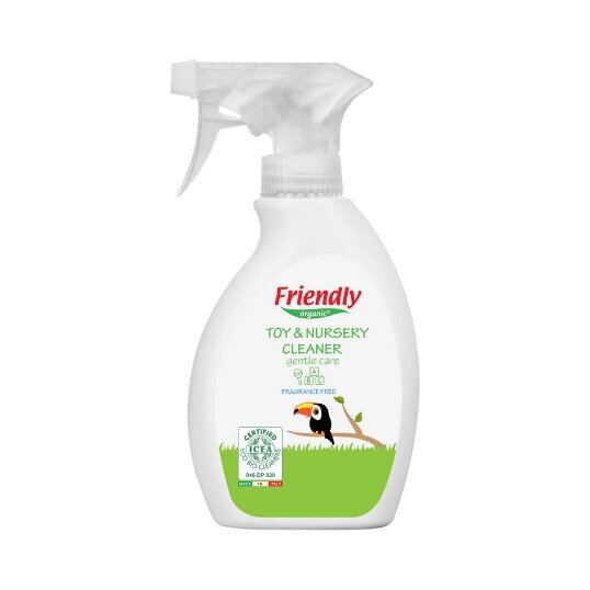 Friendly Organic lõhnatu mänguasjade ja lastetoa puhastusvahend aloe veraga, 500 ml цена и информация | Puhastusvahendid | hansapost.ee