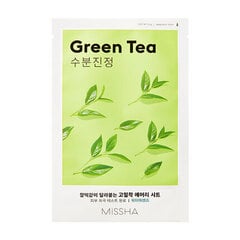 Missha värskendav kangasmask "Green Tea", 19 g hind ja info | Näomaskid ja silmamaskid | hansapost.ee