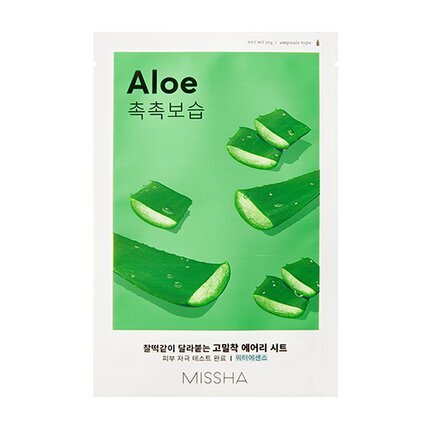 Missha niisutav kangasmask "Aloe", 19 g price and information | Näomaskid ja silmamaskid | hansapost.ee