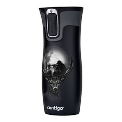 Termokruus, Contigo West Loop 470 ml, Must - Deer Hunter hind ja info | Termosed ja termokruusid | hansapost.ee