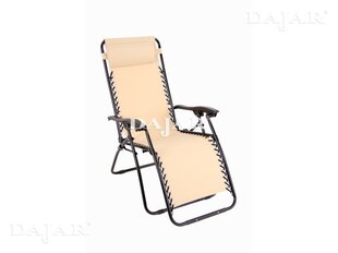 Кресло Patio Relax, бежевое цена и информация | Садовые стулья, кресла, пуфы | hansapost.ee