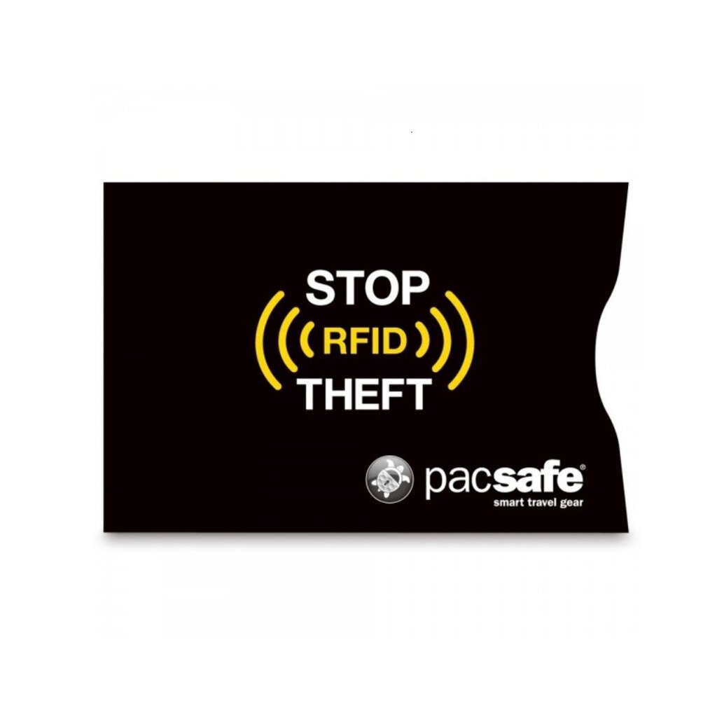 Kaardiümbris 2 tk Pacsafe RFIDsleeve 25, Must 20733-UNIW цена и информация | Rahakotid naistele | hansapost.ee