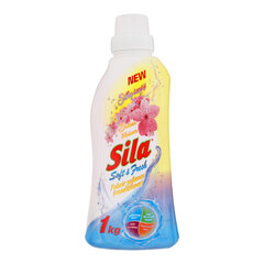 Sila Soft & Fresh Silky Sense kangapehmendaja, 1 kg цена и информация | Моющие средства | hansapost.ee