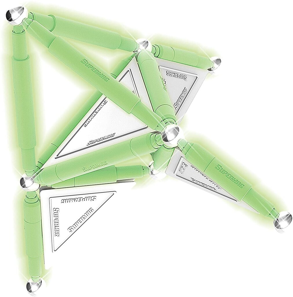 Magnetiline konstruktor Supermag Primary Glow, 0158, 48-osaline цена и информация | Klotsid ja konstruktorid | hansapost.ee