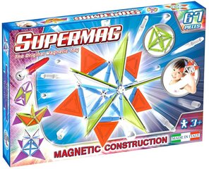 Magnetiline konstruktor Supermag Primary Trendy, 0156, 67 osaline цена и информация | Конструкторы и кубики | hansapost.ee