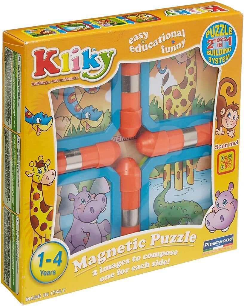 Hariv mänguasi-konstruktor Supermag Kliky Orange Safari, 0026 цена и информация | Arendavad laste mänguasjad | hansapost.ee