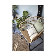 2-tooli komplekt Timea, pruun/must цена и информация | Садовые стулья, кресла, пуфы | hansapost.ee