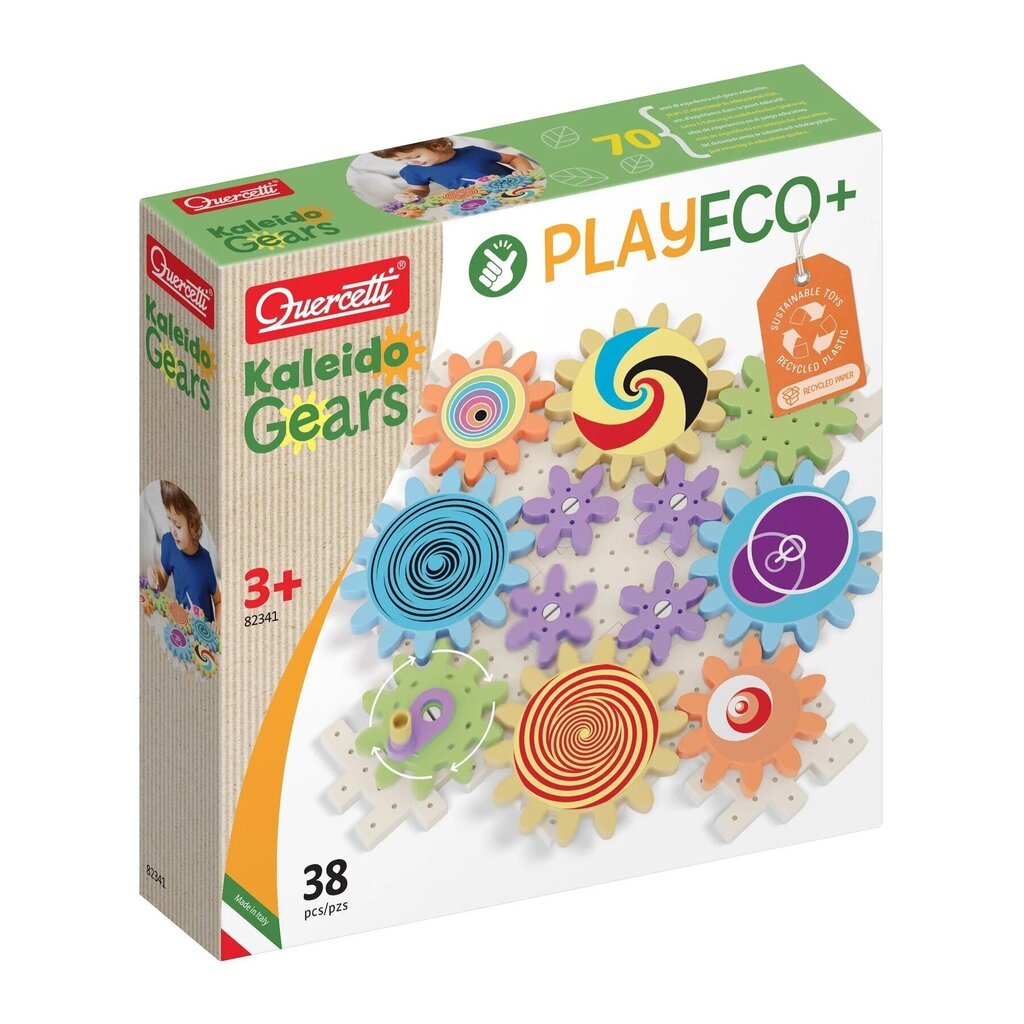 Mäng Quercetti Play Eco Kaleido Gears hind ja info | Arendavad laste mänguasjad | hansapost.ee