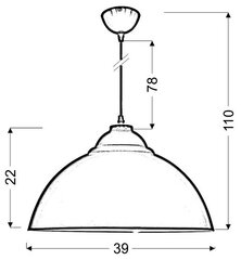 Rippvalgusti Candellux Uni hind ja info | Rippvalgustid | hansapost.ee