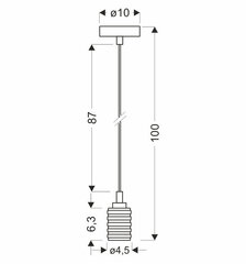 Система освещения Candellux RL-LPP060AX цена и информация | Монтируемые светильники, светодиодные панели | hansapost.ee