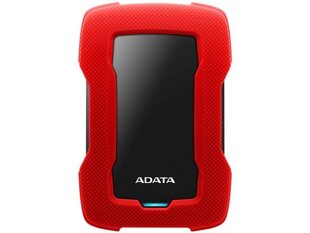 ADATA HD330 2000 GB, 2.5 ", USB 3.1, Red цена и информация | Жёсткие диски (SSD, HDD) | hansapost.ee