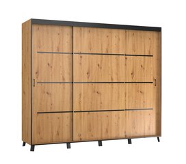 Riidekapp ADRK Furniture Berke, 250 cm, pruun hind ja info | Kapid | hansapost.ee