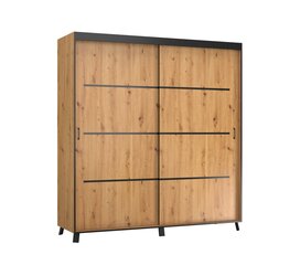 Шкаф ADRK Furniture Berke, 200 см, коричневый цена и информация | Шкафы | hansapost.ee