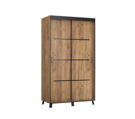 Шкаф ADRK Furniture Berke, 120 см, коричневый цена и информация | Шкафы | hansapost.ee