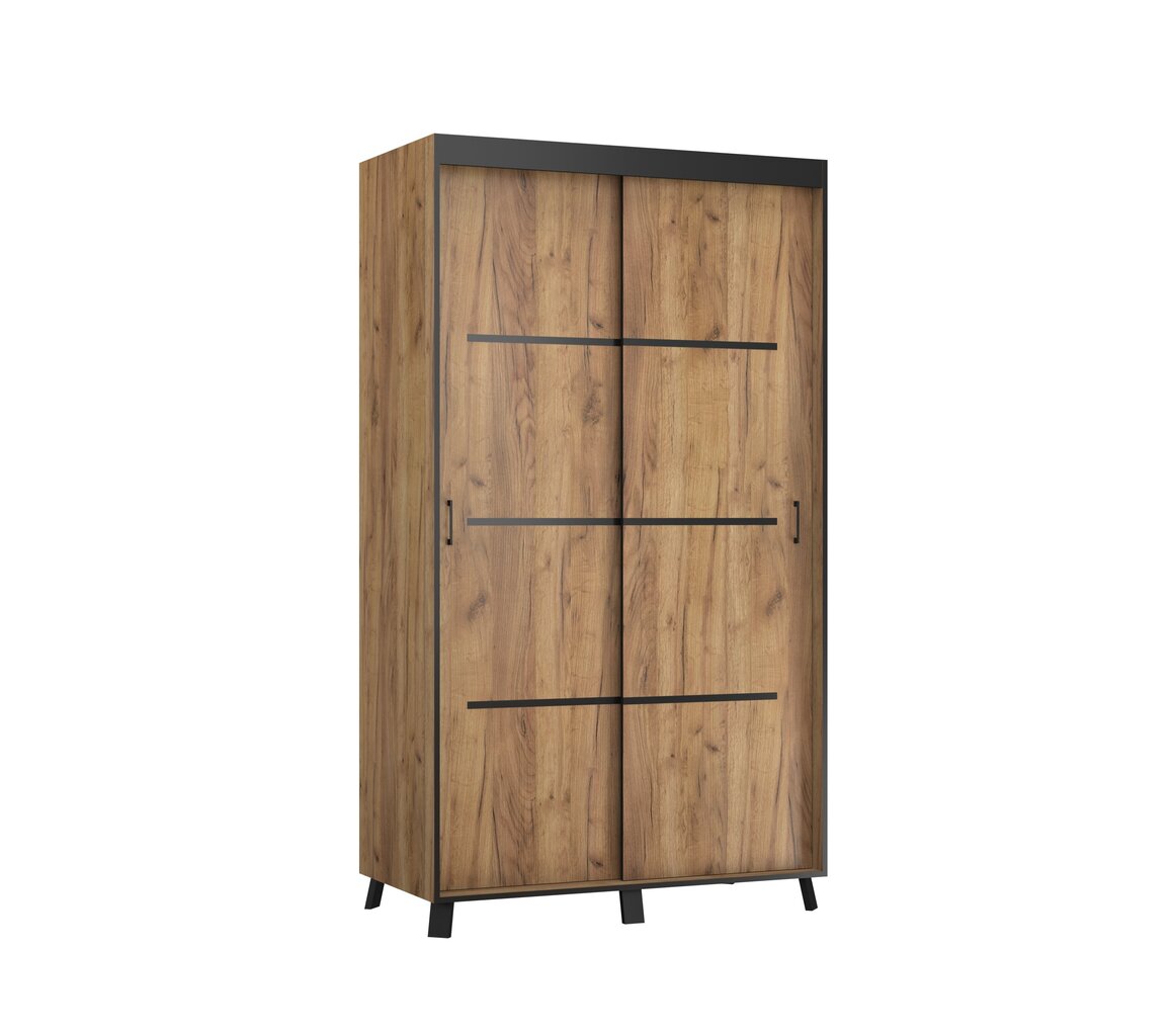 Riidekapp ADRK Furniture Berke, 120 cm, pruun цена и информация | Kapid | hansapost.ee