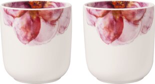 Чашки Villeroy & Boch Rose Garden, 290 мл, 2 штуки цена и информация | Стаканы, фужеры, кувшины | hansapost.ee