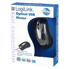 Logilink ID0011, черный цена и информация | Мыши | hansapost.ee