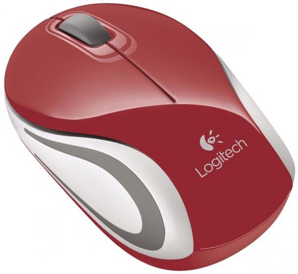 Logitech M187, punane hind ja info | Arvutihiired | hansapost.ee