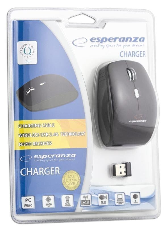 Esperanza Charger EM121, must цена и информация | Arvutihiired | hansapost.ee