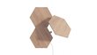 Nanoleaf Elements Wood Hexagons Expansion Pack (3 panels), moodulpaneelid hind ja info | Seinavalgustid | hansapost.ee