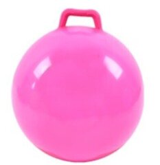 Hüppepall sangaga 45cm roosa hind ja info | Võimlemispallid | hansapost.ee