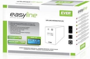 Ever Easyline 850 цена и информация | Источник бесперебойного питания, UPS | hansapost.ee